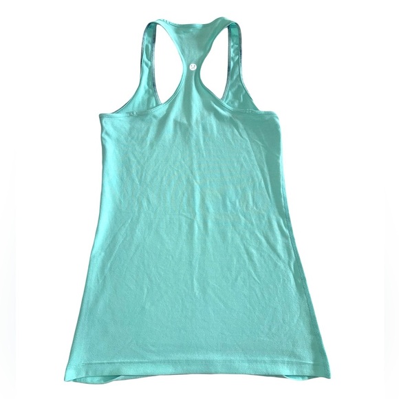 Lululemon Cool Racerback Heathered Menthol Fits Like 4 - Picture 2 of 8